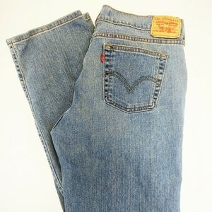 Levi's 505 Straight Leg Jeans Size 14 Long